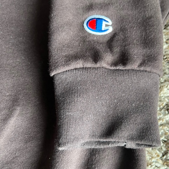 Vintage champion Brown collegiate sweatshirt - Picture 3 of 5
